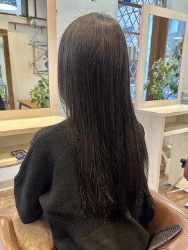 ランデ(RANDE) 白髪染め白髪ぼかし大人かわいいミディアムショートボブ40代50代