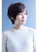 スタイリング簡単ショートヘア