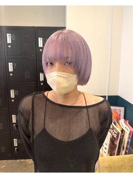 ヘアーブレイス(hair brace) 千葉駅/着物ヘア/大人ガーリー/ダークアッシュ/似合わせカット