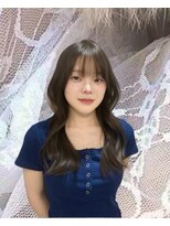 ジェム リット(GEM lit)&nbsp;レイヤー/オリーブベージュ/韓国ヘア