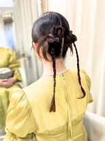 ヘアアンドメイクジップ恵比寿 (Hair＆Make ZIP)&nbsp;カチモリ　ツインヘアセット
