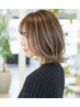 【白髪も染まる大人ダメージレスカラー】＋カット＋トリートメント￥15950
