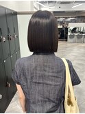 ツヤっと輝く、大人可愛い丸みボブ【青葉台】