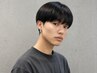 【扱いやすさが続く】メンズカット+ナチュラルストレート+BYKARTE