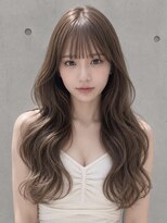ユーフォリア 渋谷グランデ(Euphoria SHIBUYA GRANDE)&nbsp;韓国ヘア韓国レイヤー顔周りレイヤーミルクティベージュ