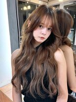 ネオリーブセブン 御茶ノ水店(Neolive 7)&nbsp;『高橋龍二』大人可愛い韓国レイヤーシースルー前髪顔回りカット