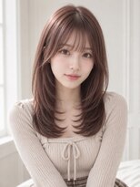 ユーフォリア エヌ 池袋サンシャイン通り店(Euphoria +n)&nbsp;サイドバングレイヤースタイル小顔レイヤーカット