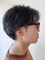 リフ(RIFF)&nbsp;弘前癖毛風ニュアンスパーマデザインカラーシースルーマッシュ