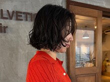 ヘルベチカ・ヘア(Helvetica hair)の雰囲気(お気に入りの服が、もっと似合うボブパーマ。 ニュアンスパーマ)