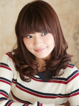 モニカ 横須賀中央店(Monica) ツヤ感ナチュラルロングにフレンチ系の柔らかさ☆