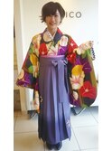 卒業式☆袴着付け