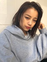 シェノン 西梅田(CHAINON)&nbsp;ウェットヘア/ブラウン/アッシュカラー/オリーブ/ボブ