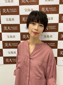 アクアオモテサンドウ(ACQUA omotesando) 大人かわいいマッシュショートのオリーブアッシュ「熊谷安史」６