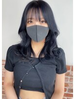 エニー 栄(Any)&nbsp;【Any_藤田】韓国風くびれミディ×ブルーブラック