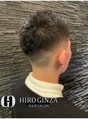 スキンフェードジェットスタイル 新橋 理容室 床屋 ヒロ銀座