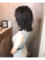 アンジェリカ 近鉄奈良店(ANGELICA) 大人かわいいダークグレー外ハネボブ