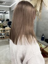 ソーコ 渋谷(SOCO) ハイトーンブラウンベージュケアブリーチイルミナカラー