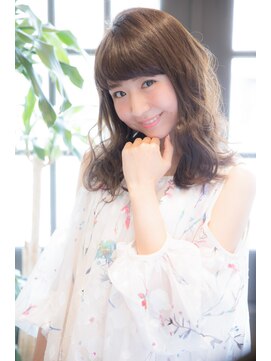 クシュ 所沢東口店(kusyu...) ペールベージュセクションカラーグラデーションカラー外ハネボブ