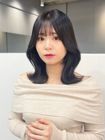 ノク 渋谷(nok)&nbsp;ワンホンミディアム_イメチェンハッシュカット似合わせカット