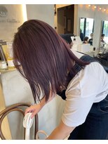 ヘアサロン ガリカ 表参道(hair salon Gallica) 【mami】ラベンダーココア/ブリーチなしダブルカラー艶感透明感