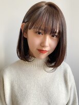 シーサカエ(SHE.sakae)&nbsp;アッシュブラウン×内巻きボブで王道可愛いを