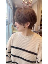 アース 大曽根店(HAIR&MAKE EARTH)&nbsp;30代40代丸みショートヘア