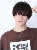 ツーブロック無造作ソフトツイスパ襟足短めマッシュショート