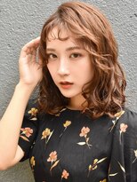 ブゾン(buZon)&nbsp;【buZon ブゾン】ミディアムパーマ☆シースルーバンク