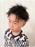 【BLUEFAIRY】キッズツーブロ★ツイストピンパーマ