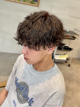 アンジェリカ 広島駅前店(ANGELICA) 【angelica__macha】メンズ波巻きパーマ