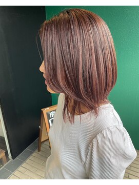 エントランスデパーチャー(ENTRANCE DEPARTURE) 【YuKuRu  HAIR  FACTORY 】外はねボブ