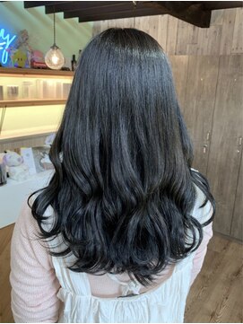 スカイ(SKY) 暗髪カラー/ブリーチなし/アッシュカラー