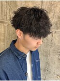 波巻きスパイラルパーママッシュツイストスパイラルパーマメンズ
