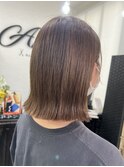切りっぱなしボブ