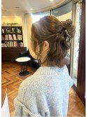 韓国風ヘアアレンジ/お団子