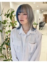 ヴァンカウンシル 金山(VANCOUNCIL kanayama)&nbsp;ブルー×ホワイト　ツートン裾カラー