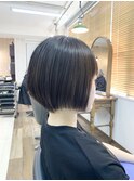 質感UPショートボブスタイル