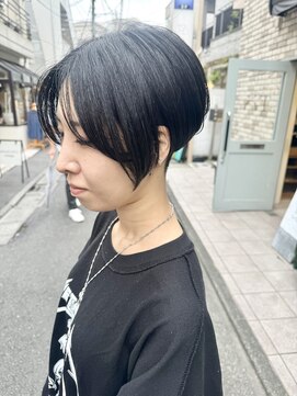 アッシュ 下北沢店(Ash) カッコかわいいメンズライクな刈り上げショート