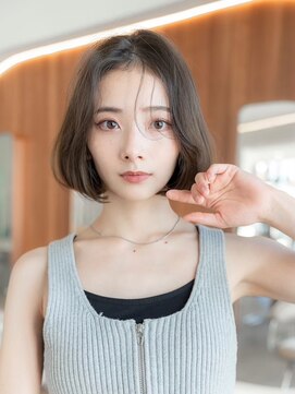 ハバナ 立川(HAVANA) 韓国風レイヤーカット髪質改善ダブルカラーミルクティーベージュ