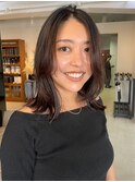大人カジュアルミディアムレイヤー