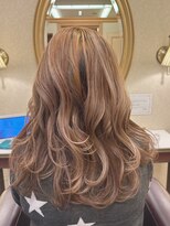 松本平太郎美容室 銀座本店&nbsp;イノアカラー×ハイライトベージュ