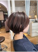 ●杉浦イメチェン外ハネボブ美髪ワイドバングレイヤーショート13