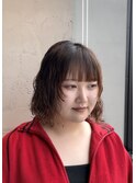 縮毛矯正履歴にパーマ×ボブ