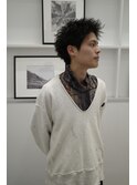 メンズショート　ツイストパーマ