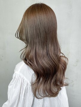 アルバム 銀座(ALBUM GINZA) ロング美髪顔周りレイヤー韓国ヘア_ba394481