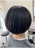 重めショートボブ/極上髪質改善【美髪】【イメチェン】