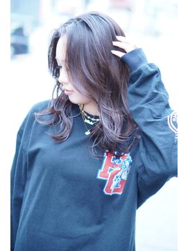 ラルガ 黒崎(Raruga) ハイライトカラーミルクティーベージュレイヤーカット