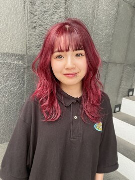 アクルヘアーバイテソロ(AKUR hair by tesoro) ルビーレッド