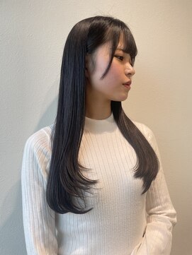 サラビューティーサイト 九大学研都市店(SARA Beauty Sight) フェミニンロング/顔まわりカット/顔まわりレイヤー/20代30代