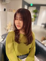 ジーレ(jiire)&nbsp;姫カットレイヤーアプリコットオレンジ